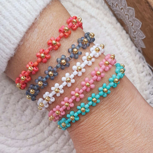 Bracelets en perles Miyuki Lorea de Oyartza Hontza